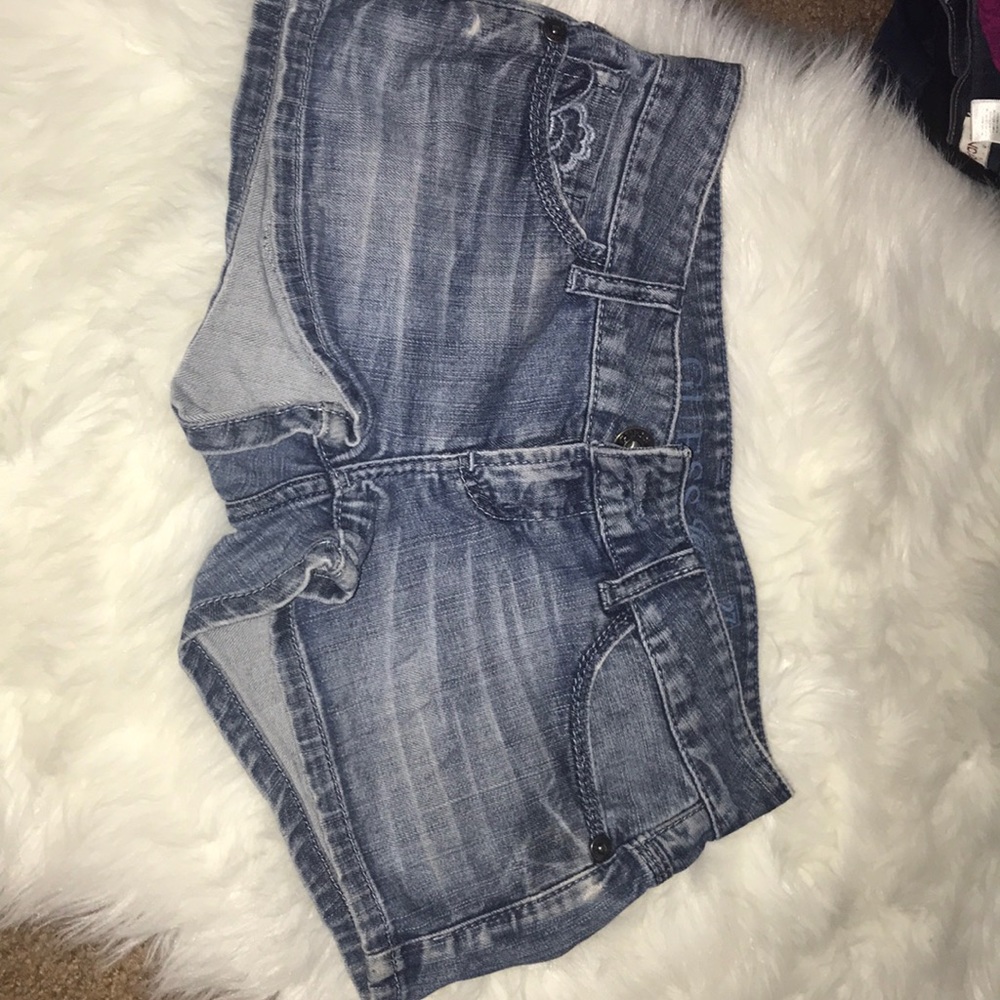 Denim shorts